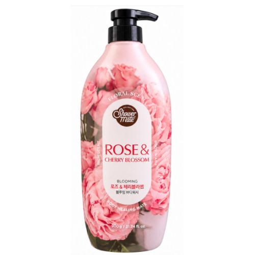 Парфумований гель для душу Shower Mate Rose & Cherry Blossom, 900 г